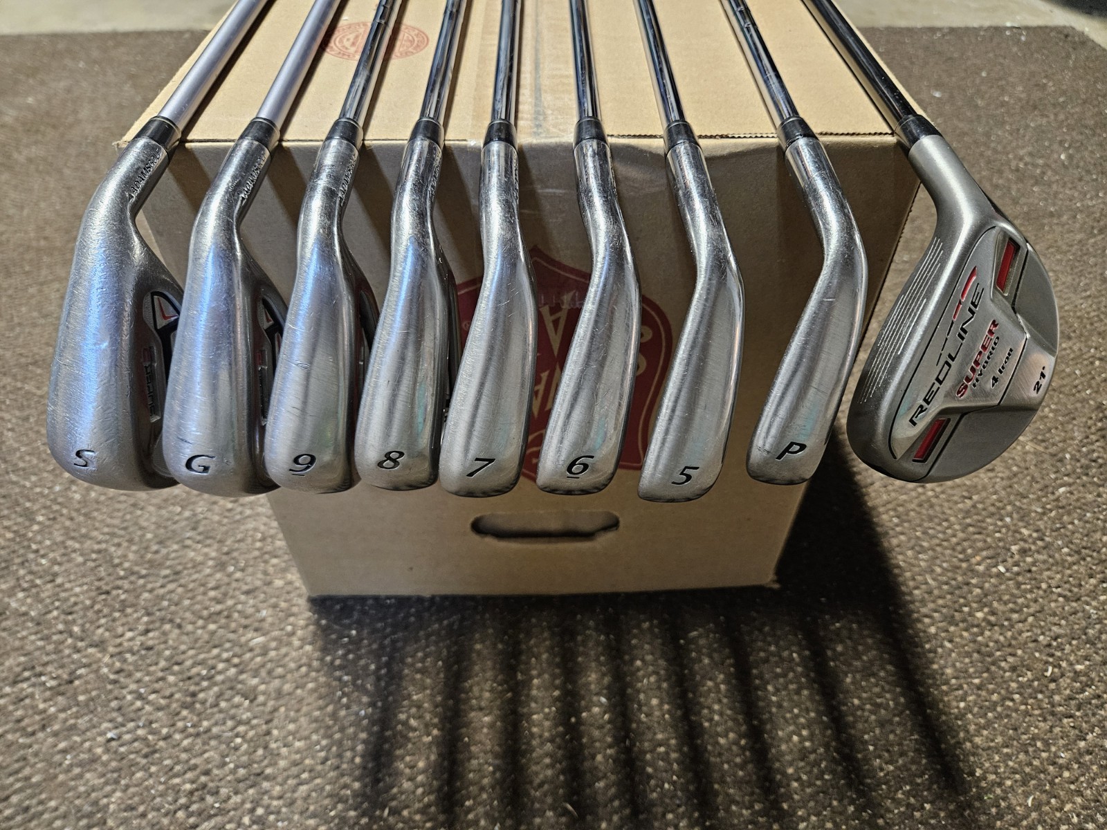 Super S  Iron Set 5-sw + Redline Super Hybrid 21 Degree