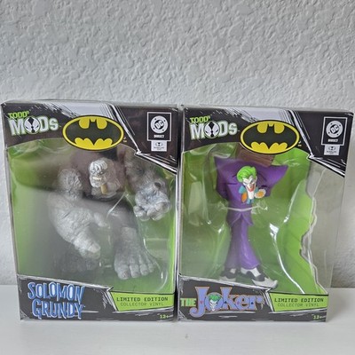 McFarlane Toys DC Direct Todd's Mod The Joker and Solomon Grundy IN HAND