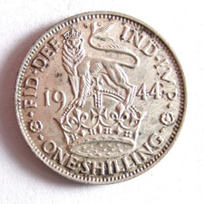 1944 GRANDE BRETAGNE SHILLING - AU - ANGLAIS - EXCELLENTE PIÈCE ARGENT - Lot S12