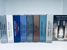 Issey Miyake Cologne Collection For Men Sample Spray 8pc Set