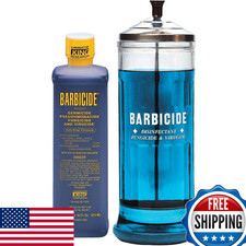 BARBICIDE Disinfecting Jar 37oz & Concentrate 16oz Combo - Professional Salon