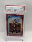 2024 Donruss #308 Michael Penix Jr. Optic Rated Rookie Preview Red Wave PSA 10