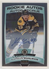 2019-20 O-Pee-Chee Platinum Rookie Autos Karson Kuhlman #R-KK Auto 04hp