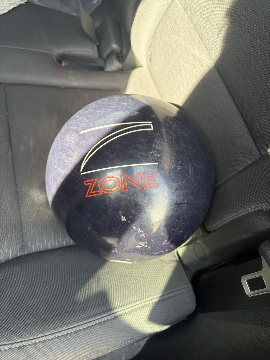 Brunswick Danger Zone Black Solid Bowling Ball 15lb Single Drill