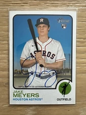 2022 Topps Heritage Jake Meyers Real One Auto High Number RC #ROA-JME Astros