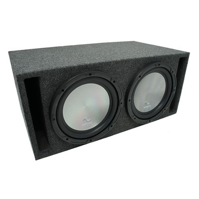 Universal Car Stereo Slotted S Port Dual 12'' Harmony A122 Sub Box Enclosure