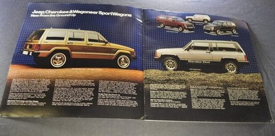 1984 Jeep Brochure Cherokee SportWagon Wagoneer Chief Limited