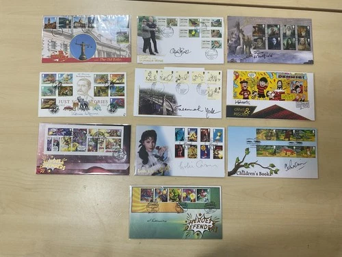 10 GB FDC. Up to 2001, inc Dennis the Menace etc. Hand signed , various CG49