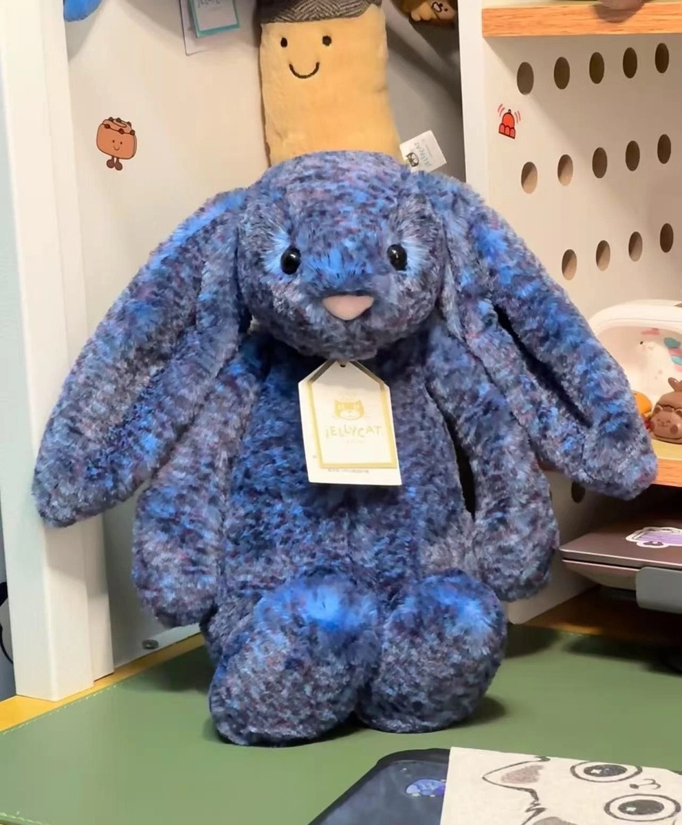 Jellycat Hopscone Luxe Bunny Blue Speckled - AUTHENTIC - NEW WITH