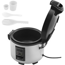 Commercial Rice Cooker 45-Cup 9.51 Qt 9 Liter Large Warmer Nonstick Inner Pot