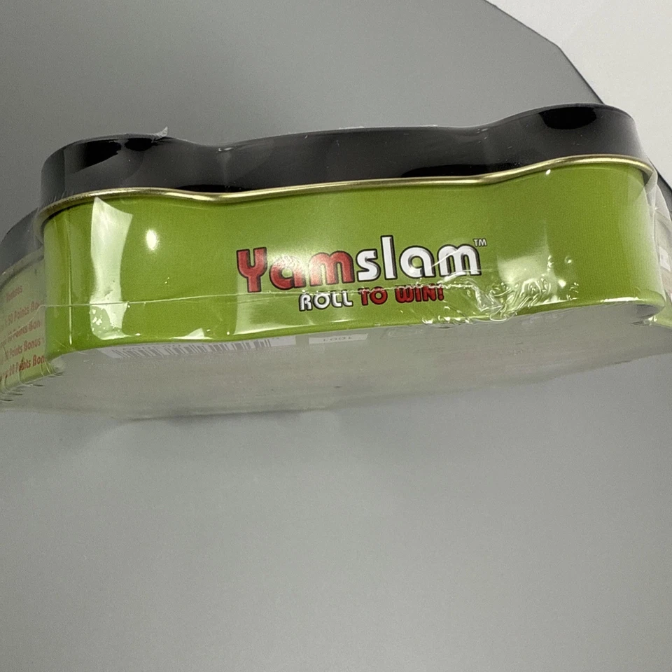 Yamslam ROLL TO WIN Dice Game Classic Strategy Green Tin Metal Edition Box NEW  - Image 3 of 3