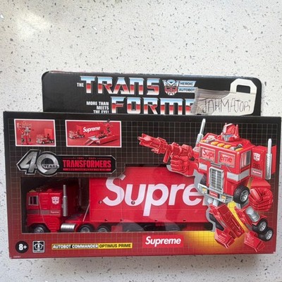 Supreme Transformers 40th Anniversary Optimus Prime Action Figure