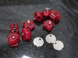 (8) Basic Trigger Lock Lot w/3 Two Prong Key