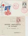 France 1965 FDC Red Cross 1966 Cover with '65 Red Cross postage  good condition