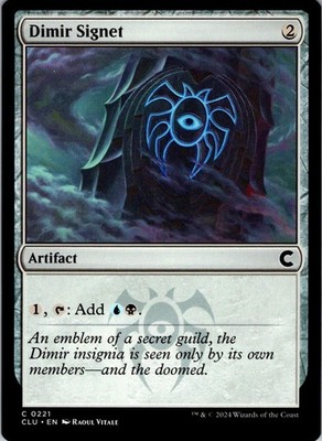 Dimir Signet 221 Common Ravnica: Clue Edition Magic: The Gathering LP