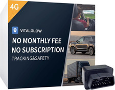 GPS Tracker for Vehicles, No Monthly Fee, No Subscription with Real-Time Trackin