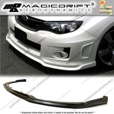 For 11 12 13 14 Subaru Wrx Sti Cs2 Style Front Bumper Chin Lip Spoiler Splitter
