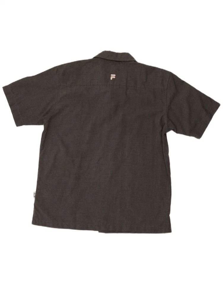 Camisa FILA Hombre Manga Corta Grande Gris Poliéster CT14 Foto 4 de 4