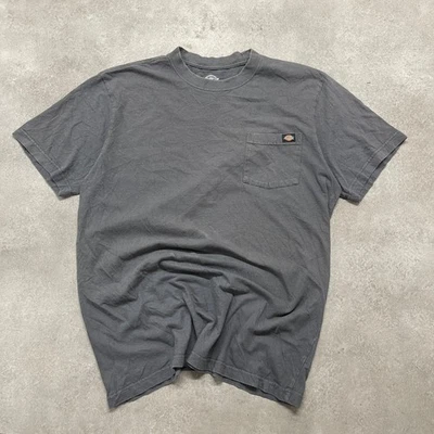 T-shirt Dickies Pocket pour hommes, grand t-shirt de travail, gris anthracite - Photo 1/4