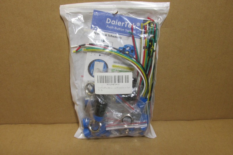 NEW DAIERTEX PUSH BUTTON SWITCHES 16mm QTY 9