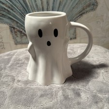 Hyde and Eek / Ghost Mug /16 oz/New Halloween Cute Scary A2