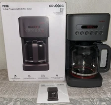 CRUXGG Fully Programmable Settings Coffee Maker with Customizable Brew Strength