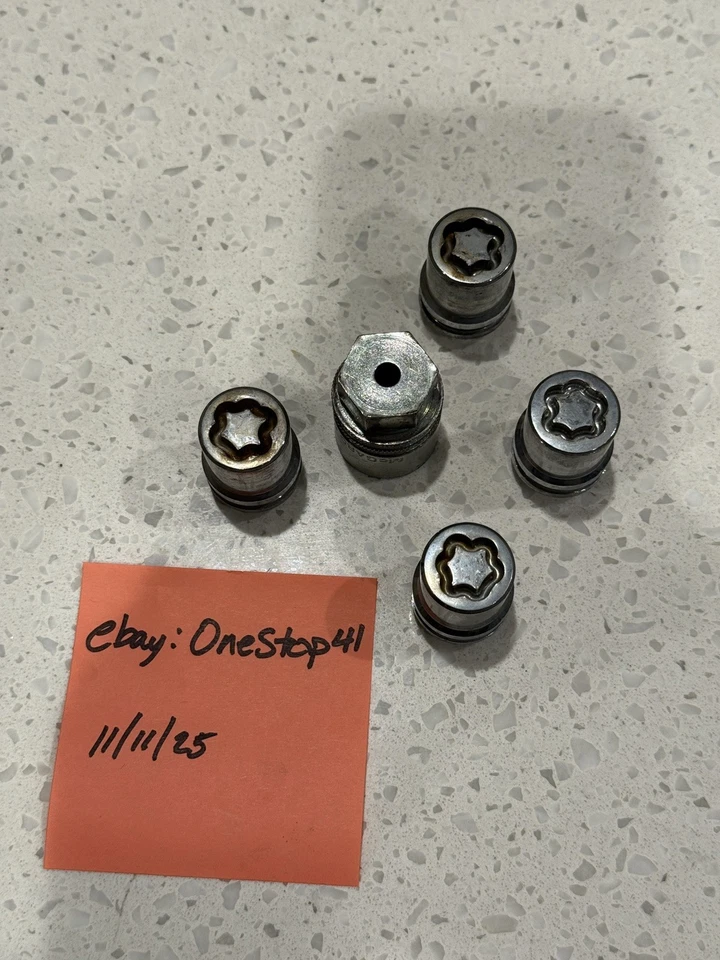 Cerraduras de rueda OEM HONDA 08W42-SHJ-101A Fit Odyssey, Honda Pilot, Honda Ridgeline Foto 3 de 4