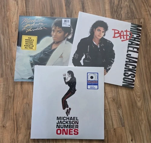 (Lot of 3) Vinyl Records -Michael Jackson, NEW SEALED!
