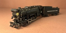 Missouri Pacific Lines. HO Scale Steam Locomotive and Tender Set. Rivarossi.