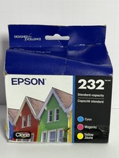 Epson 232 Standard Capacity Inkjet Ink Cartridge CMY Cyan Magenta Yellow T232520