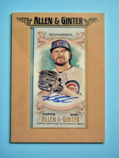 2021 Topps Allen & Ginter Kyle Schwarber Mini Framed Auto HR Title