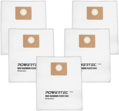 Turbo I, 9-20-27 Fleece Filter Bags 5PK, for Fein Dustex 25 L Wet/Dry Dust Extra
