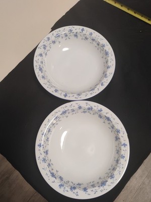 Pair Of 9'' Vtg Arzberg Form 1382 ''Blue Flowers'' Bowks