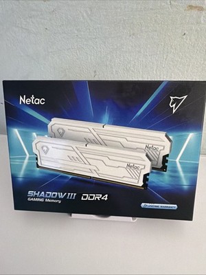 Netac DDR4 DRAM 32GB Kit16GBx2 C16 3200MHz XMP 2.0 Dual Channel RAM (PC4-25600)