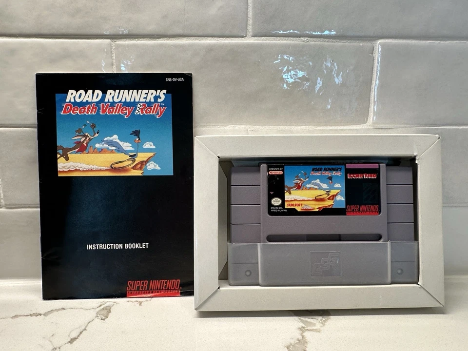Road Runner's Death Valley Rally (Super Nintendo, SNES, 1992) CIB - tested - Image 3 of 4