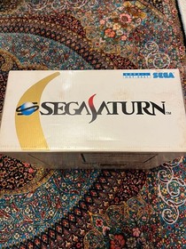 SEGA Saturn HST-0021 Skeleton Clear Console Boxed Good Working