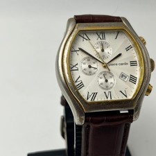 Orologio Uomo Vintage Pierre Cardin Stile Cronografo 38MM Numero Romano 57281