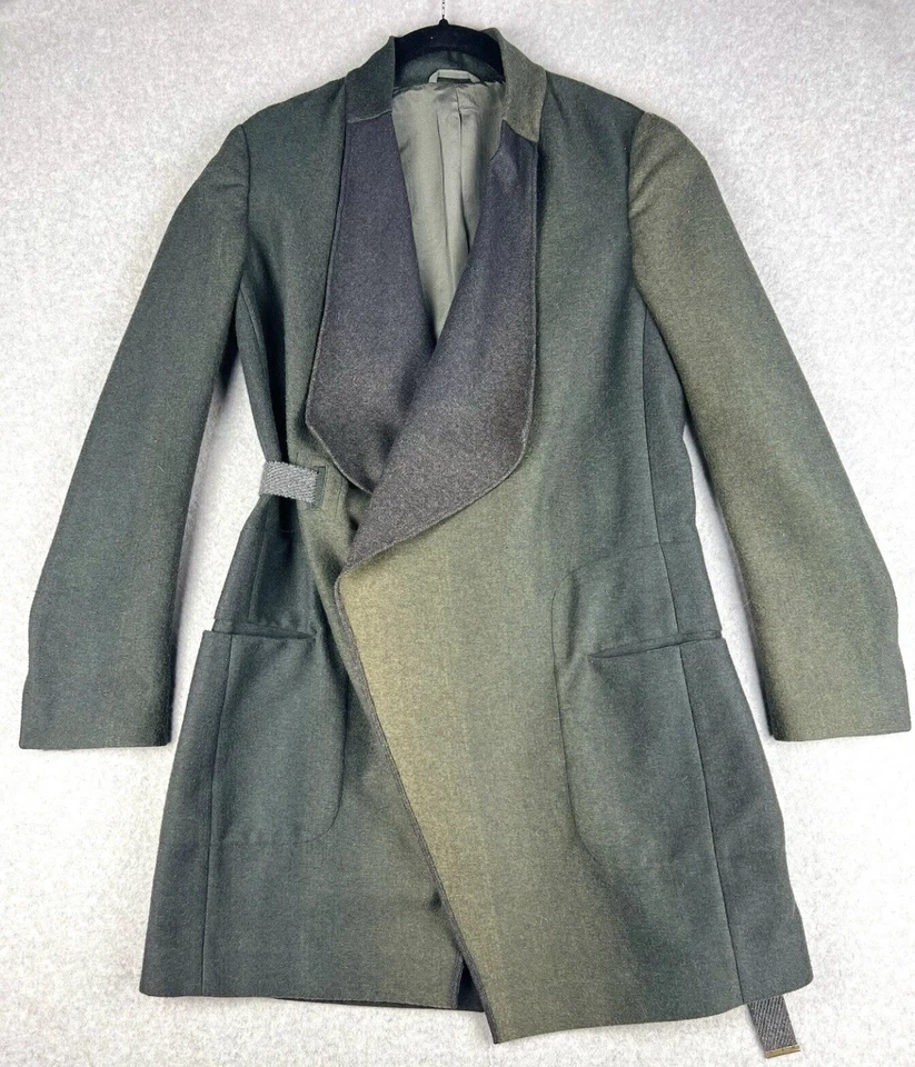 Abrigo Brunello Cucinelli Mujer 40 Mezcla Lana Un Botón Italia Forrado Seda Blazer Foto 2 de 4