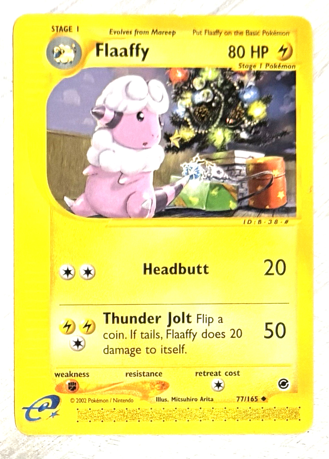 Flaaffy  - Pokemon- 77/165 - Expedition Base Set RARE NM