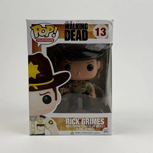 Funko POP! Television The Walking Dead Rick Grimes as cop #13 DAMAGED BOX
