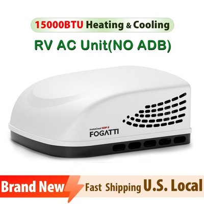 FOGATTI RV Air Conditioner with Heater 15000 BTU Rooftop Non