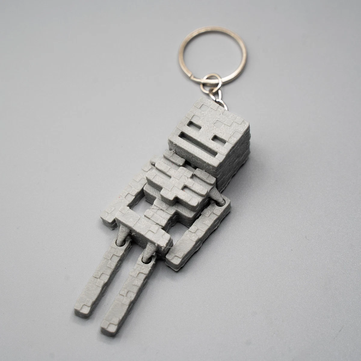 Portachiavi Minecraft A Torcia Con Luce LED – Villager, Ricaricabile, 2,5 Pollici