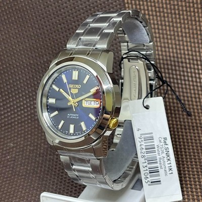 時計 SEIKO5 SNKK11K1 Automatic Watch Seiko 5 SNKK11K1 Blue Analog Automatic Stainless Steel Men's