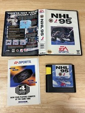 NHL 95 Sega Genesis Boxed Registration Card & Insert No Manual