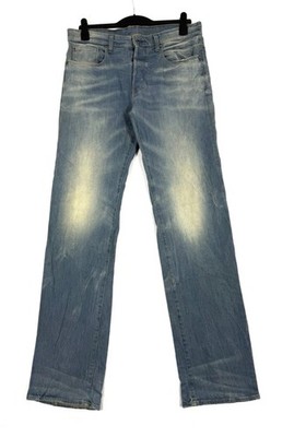 G-Star Raw 3301 Loose Jeans Herren W33 L36 Blau Denim Comfort Hose
