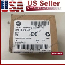 New Allen Bradley 1794-OF4IXT Flex XT 4-Point Analog Output Module US Free Tax