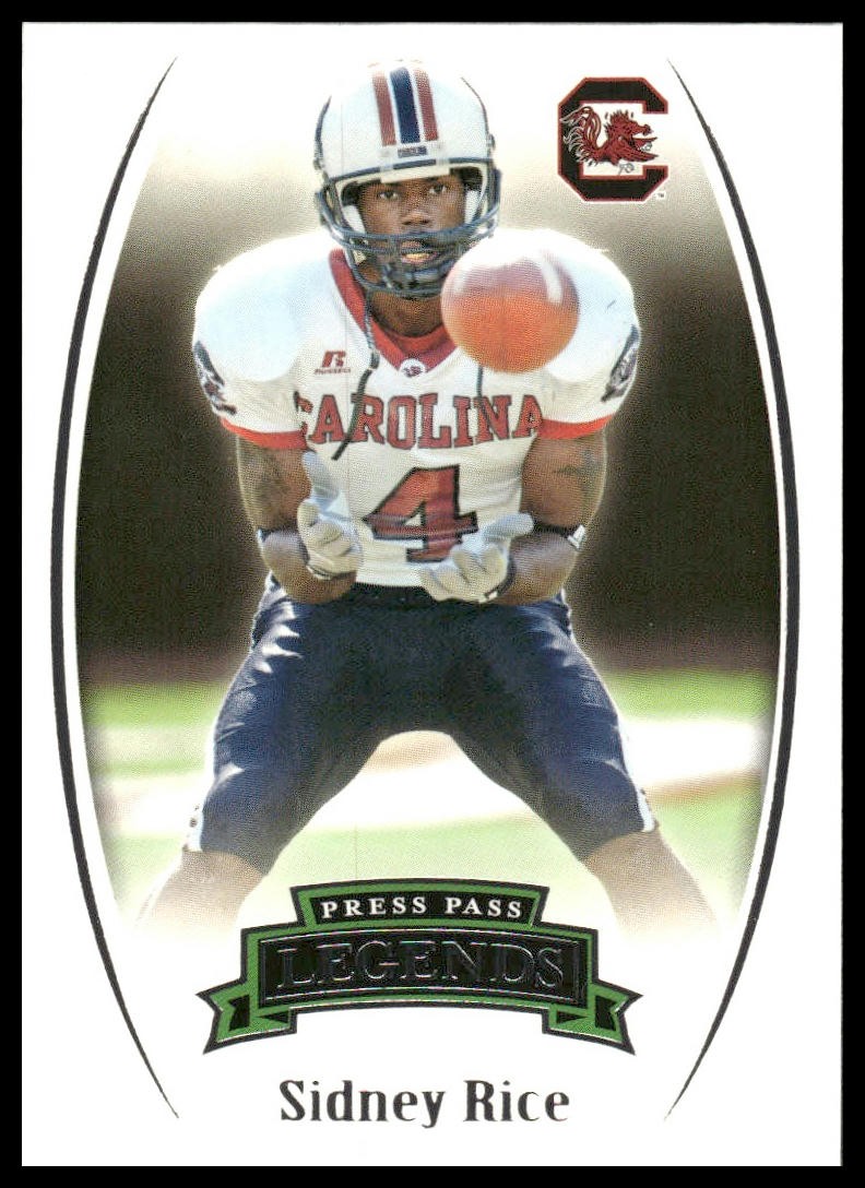 Sidney Rice Press Pass Legends #53 Base