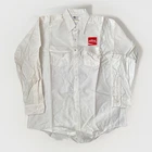 Coca Cola Work Dress Shirt Mens L Vtg 80s Coke Patch NOS Riverside