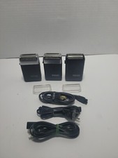 Vintage Lot Of 3 Remington Super Mesh Micro Screen Foil Razor Shaver USA Made