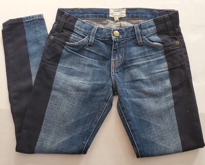 Current Elliott Marni Jeans Sz 26 X 25 Cropped Skinny w Color 